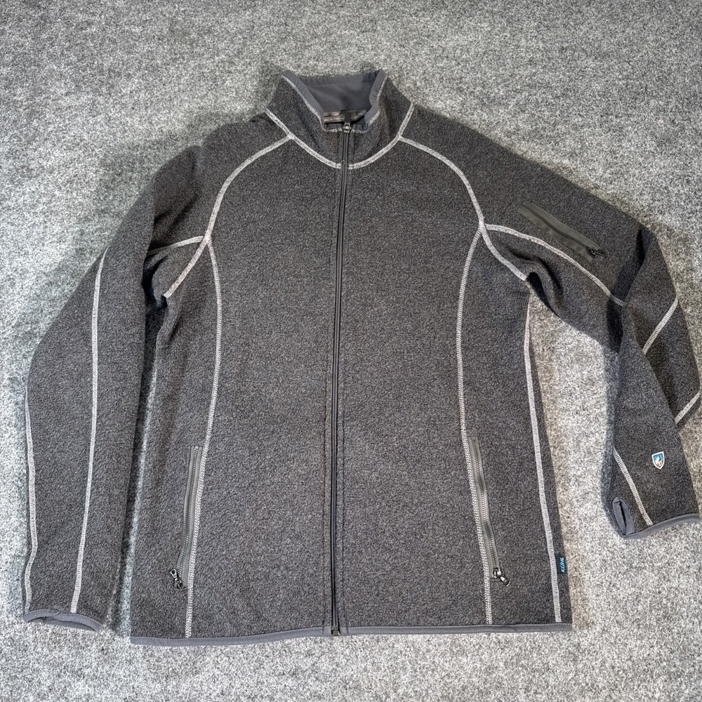 Kuhl Alfpaca full-zip fleece jacket Dark Grey Men's Large